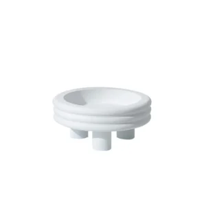 CIRCLE PLATE HIGH WHITE